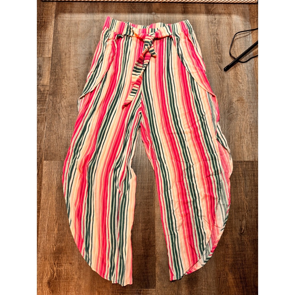 Matilda Jane Enchanted Garden By the Poolside Pink Orange Green Rayon XS